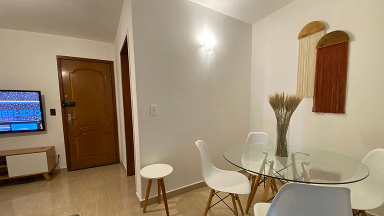 Apartamento amplo para a família com 2 quartos