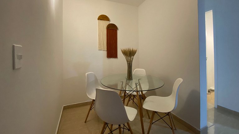 Apartamento amplo para a família com 2 quartos