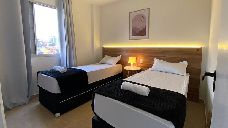 Apartamento para família com 2 quartos