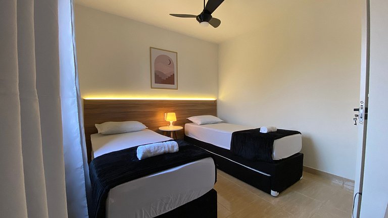 Apartamento para família com 2 quartos