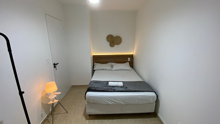 Apartamento amplo para a família com 2 quartos